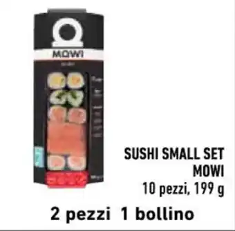 Conad SUSHI SMALL SET MOWI 10 pezzi, 199 g offerta