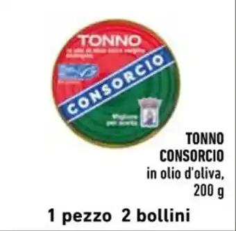 Conad TONNO CONSORCIO in olio d'oliva, 200 g offerta