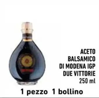 Conad ACETO BALSAMICO DI MODENA IGP DUE VITTORIE 250 ml offerta