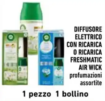 DIFFUSORE ELETTRICO CON RICARICA O RICARICA FRESHMATIC AIR WICK profumazioni assortite