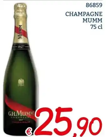 CHAMPAGNE MUMM 75 cl