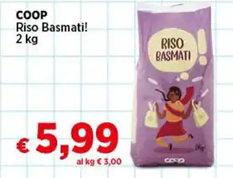 In Coop COOP Riso Basmati! 2 kg offerta