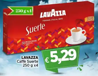 In Coop LAVAZZA Caffè Suerte 250 g x4 offerta