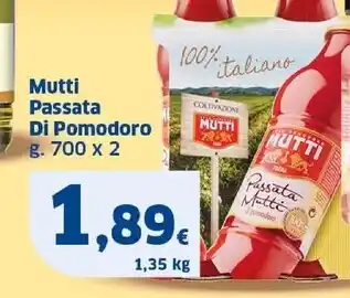 Sigma Mutti passata di pomodoro offerta