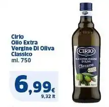 Sigma Cirio olio extra vergine di oliva classico offerta