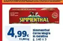 Sigma Simmenthal carne magra in gelatina offerta