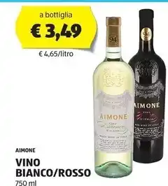 ALDI Aimone vino bianco/rosso offerta