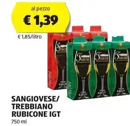 ALDI Vie del molino sangiovese/trebbiano rubicone igt offerta