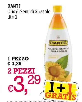 DANTE Olio di Semi di Girasole litri 1