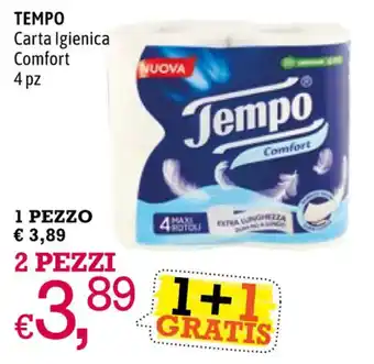 A&O TEMPO Carta Igienica Comfort 4 pz offerta