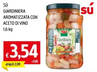 Famila Superstore SÙ GIARDINIERA AROMATIZZATA CON ACETO DI VINO 1,6 kg offerta