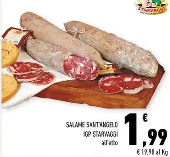 Conad SALAME SANT'ANGELO IGP STARVAGGI all'etto offerta