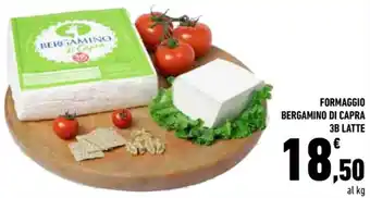 Conad City FORMAGGIO BERGAMINO DI CAPRA 3B LATTE offerta