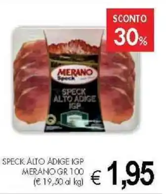 PrestoFresco SPECK ALTO ADIGE IGP MERANO GR 100 offerta
