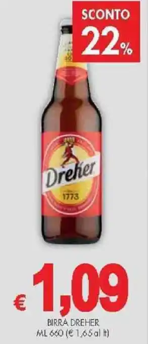 PrestoFresco BIRRA DREHER ML 660 offerta