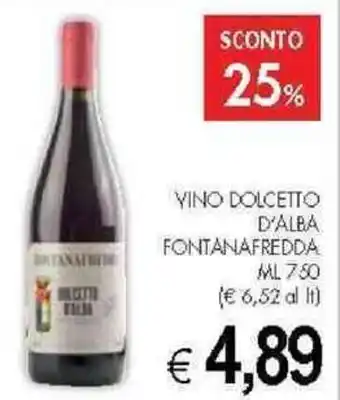 VINO DOLCETTO D'ALBA FONTANAFREDDA ML 750