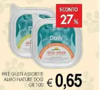 PATÉ GUSTI ASSORTITI ALMO NATURE DOG GR 100