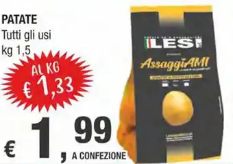 Crai PATATE Tutti gli usi kg 1,5 offerta