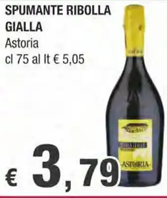 Crai SPUMANTE RIBOLLA GIALLA Astoria cl 75 offerta