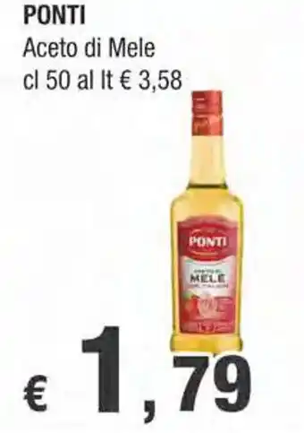Crai PONTI Aceto di Mele cl 50 offerta