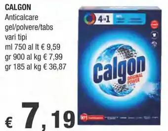 Crai CALGON Anticalcare gel/polvere/tabs vari tipi ml 750 offerta