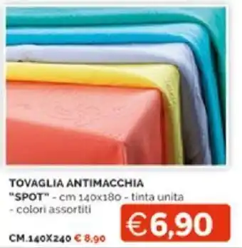 Mercatò TOVAGLIA ANTIMACCHIA "SPOT" -cm 140x180 offerta