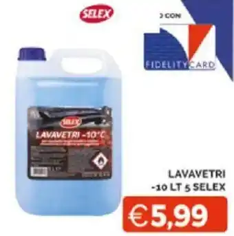 Mercatò LAVAVETRI -10 LT 5 SELEX offerta