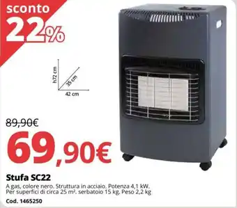 Brico Io Stufa SC22 offerta