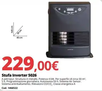 Brico Io Stufa Inverter 5026 offerta