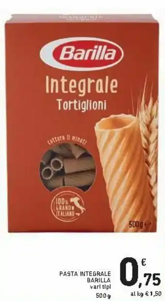 Spazio Conad Barilla Pasta Intergale 500g offerta