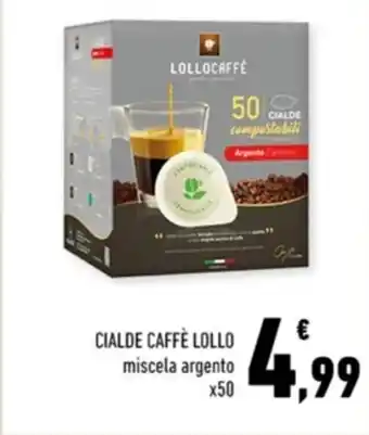 Conad Margherita CIALDE CAFFÈ LOLLO miscela argento x50 offerta