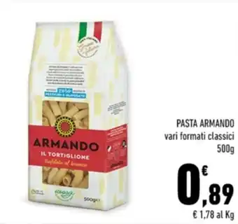 Conad Margherita PASTA ARMANDO vari formati classici 500 g offerta
