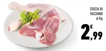 Conad Margherita COSCIA DI TACCHINO al Kg offerta