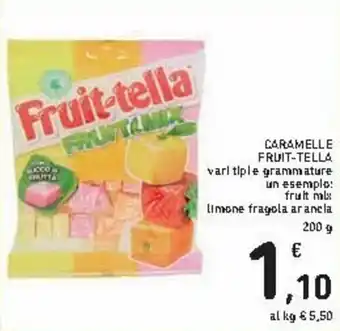 Spazio Conad Fruit-tella Caramelle 200g offerta
