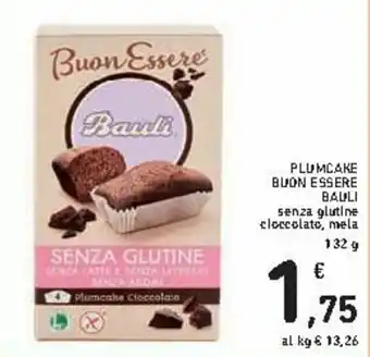 Spazio Conad Bauli Plumcake Buon Essere 132g offerta