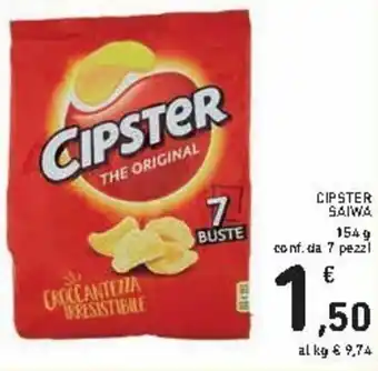 Spazio Conad Cipster Saiwa 154g offerta