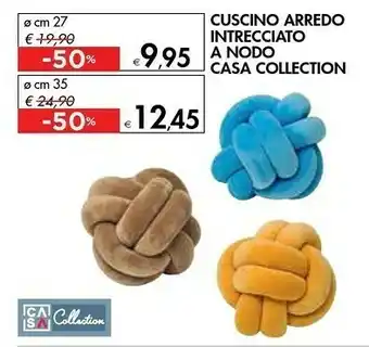 Bennet Cuscino Arredo Intrecciato offerta