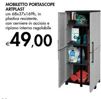 Bennet Mobiletto Portascope Artplast offerta