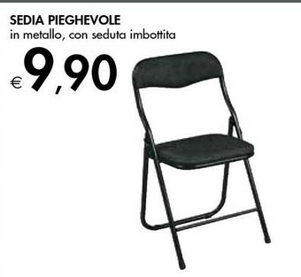 Bennet Sedia Pieghevole In Metallo offerta