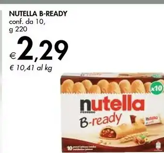 Bennet Ferrero - Nutella B-ready New + Nutella 220 G(ml) offerta