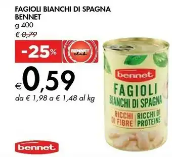 Bennet Bennet - Fagioli Borlotti Surgelati offerta