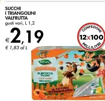 Bennet Valfrutta I Triangolini Pera Succo E Polpa offerta