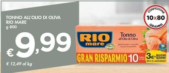 Bennet Rio Mare Tonno All'Olio Di Oliva offerta
