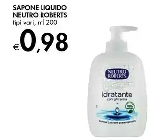 Bennet Neutro Roberts Sapone Liquido offerta
