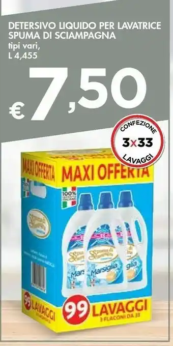 Bennet Spuma di Sciampagna Detersivo Lavatrice offerta