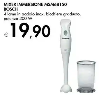 Bennet Bosch Mixer Immersione Msm6b150 offerta