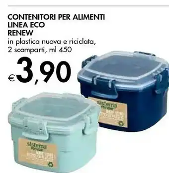 Bennet Contenitori Per Alimenti Linea Renew In Plastica offerta