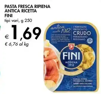 Bennet Fini Modena Fini - Tortellini Al Prosciutto Crudo 250 G(ml) offerta