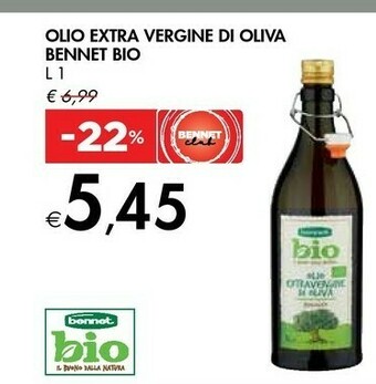 Bennet Olio Extra Vergine Di Oliva offerta