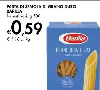 Bennet Barilla Penne Rigate N.73 500 G(ml) offerta
